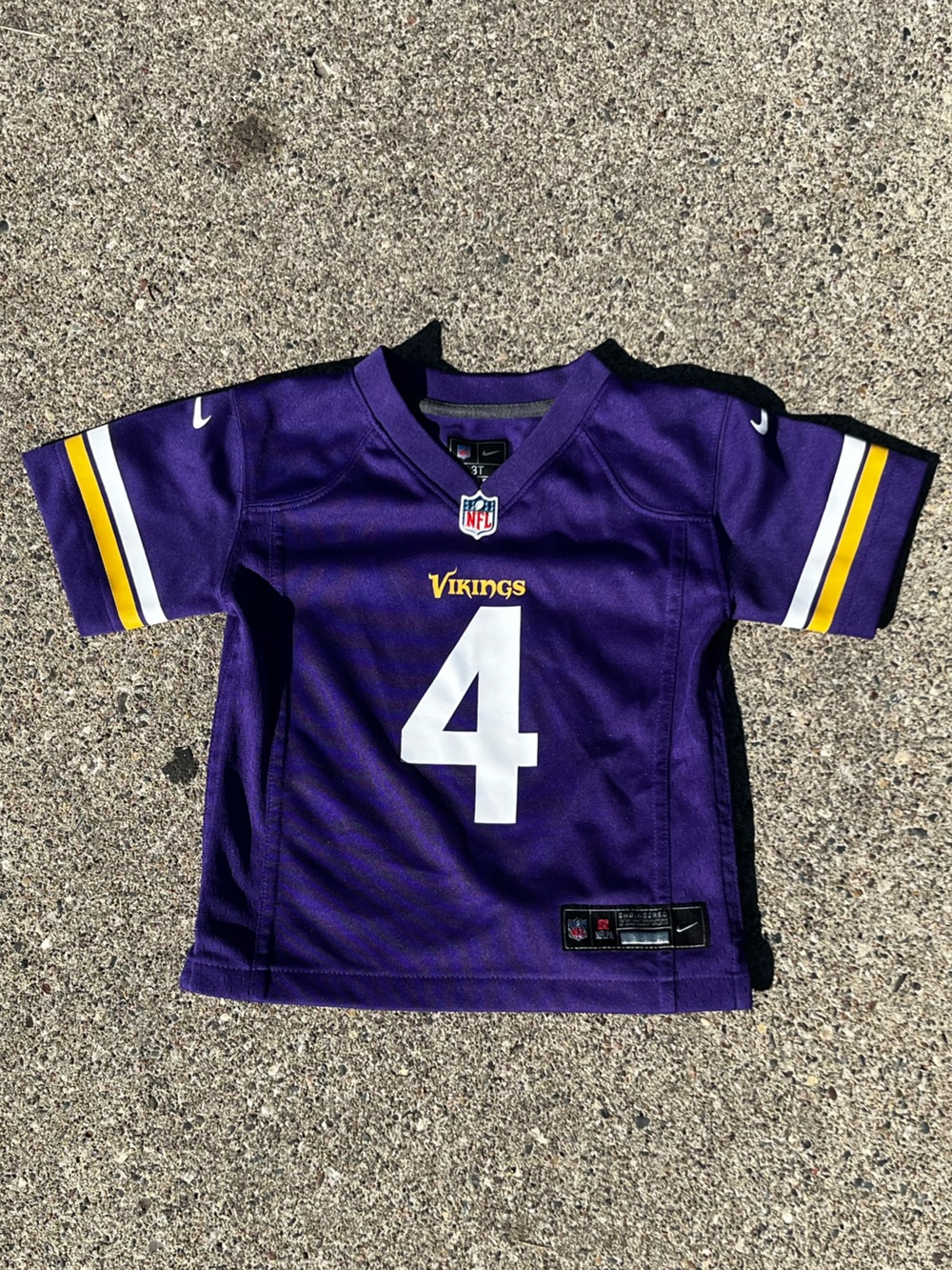 Nike Minnesota Vikings Purple Kids Football Jersey - #4